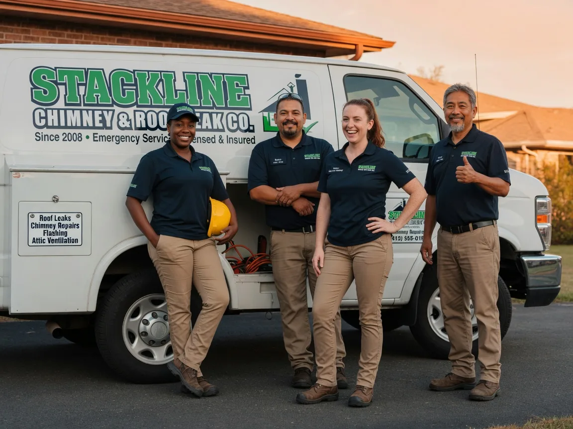Chimney flashing repair company in Stonewall, TX